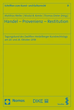 Abbildung von Dreier / Kemle | Handel - Provenienz - Restitution | 1. Auflage | 2020 | 31 | beck-shop.de