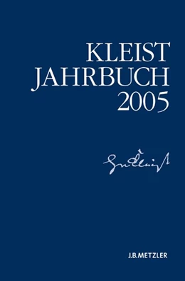 Abbildung von Blamberger / Doering | Kleist-Jahrbuch 2005 | 1. Auflage | 2016 | beck-shop.de
