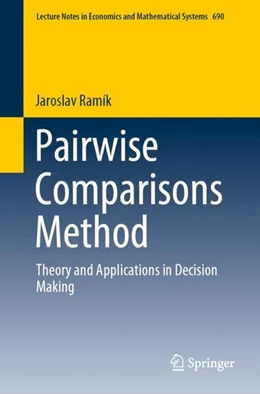 Abbildung von Ramík | Pairwise Comparisons Method | 1. Auflage | 2020 | beck-shop.de