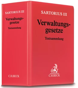 Abbildung von Sartorius III | Verwaltungsgesetze | 63. Auflage | 2025 | beck-shop.de