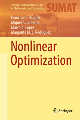 Abbildung von Aragón / Goberna | Nonlinear Optimization | 1. Auflage | 2019 | beck-shop.de