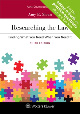 Abbildung von Sloan | Researching the Law | 3. Auflage | 2020 | beck-shop.de