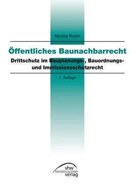 Abbildung von Rosin | Öffentliches Baunachbarrecht | 1. Auflage | 2016 | beck-shop.de