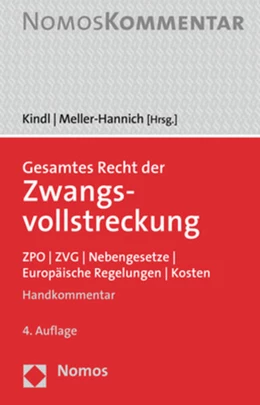 Abbildung von Kindl / Meller-Hannich | Gesamtes Recht der Zwangsvollstreckung | 4. Auflage | 2021 | beck-shop.de