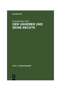 Abbildung von Roeber | Der Urheber und seine Rechte | 1. Auflage | 1965 | 29 | beck-shop.de