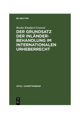 Abbildung von Khadjavi-Gontard | Der Grundsatz der Inländerbehandlung im internationalen Urheberrecht | 1. Auflage | 1977 | 55 | beck-shop.de