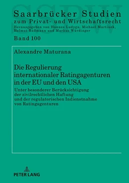 Abbildung von Maturana | Die Regulierung internationaler Ratingagenturen in der EU und den USA | 1. Auflage | 2020 | 100 | beck-shop.de
