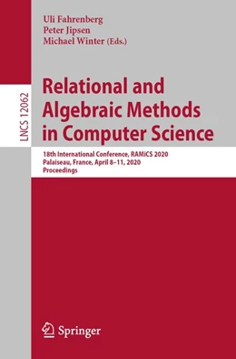 Abbildung von Fahrenberg / Jipsen | Relational and Algebraic Methods in Computer Science | 1. Auflage | 2020 | beck-shop.de