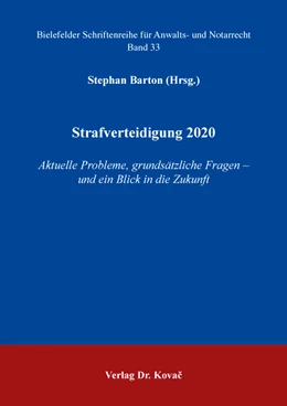 Abbildung von Barton | Strafverteidigung 2020 | 1. Auflage | 2020 | 33 | beck-shop.de