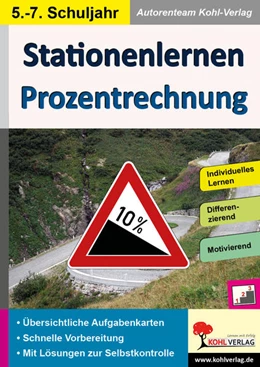 Abbildung von Kohl-Verlag | Stationenlernen Prozentrechnung | 2. Auflage | 2018 | beck-shop.de