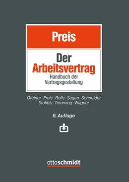 Abbildung von Preis | Der Arbeitsvertrag | 6. Auflage | 2020 | beck-shop.de