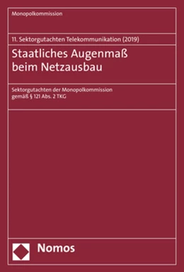 Abbildung von Monopolkommission | Staatliches Augenmaß beim Netzausbau | 1. Auflage | 2020 | beck-shop.de