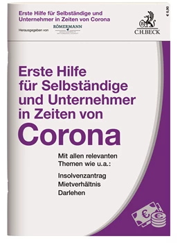 Abbildung von Römermann | Erste Hilfe für Selbständige und Unternehmer in Zeiten von Corona | 1. Auflage | 2020 | beck-shop.de