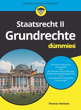 Abbildung von Heinicke | Staatsrecht II: Grundrechte für Dummies | 1. Auflage | 2020 | beck-shop.de