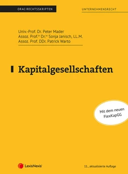Abbildung von Mader | Kapitalgesellschaften (Skriptum) | 11. Auflage | 2024 | beck-shop.de