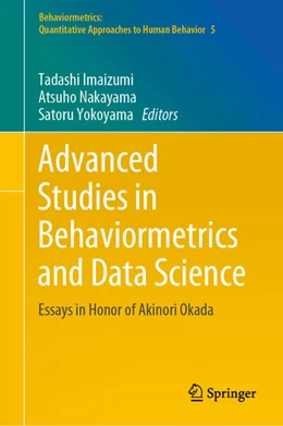 Abbildung von Imaizumi / Nakayama | Advanced Studies in Behaviormetrics and Data Science | 1. Auflage | 2020 | beck-shop.de