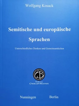 Abbildung von Kosack | Semitische und europäische Sprachen | 1. Auflage | 2020 | beck-shop.de