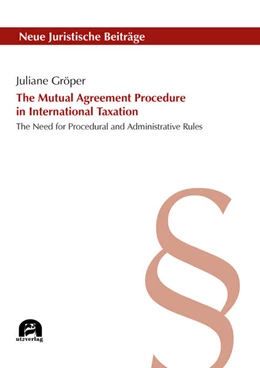 Abbildung von Gröper | The Mutual Agreement Procedure in International Taxation | 1. Auflage | 2020 | 129 | beck-shop.de