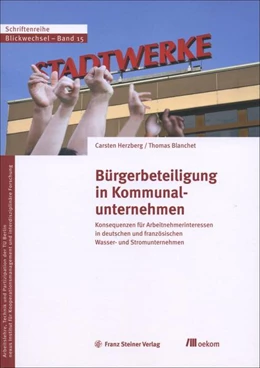 Abbildung von Herzberg / Blanchet | Bürgerbeteiligung in Kommunalunternehmen | 1. Auflage | 2020 | beck-shop.de