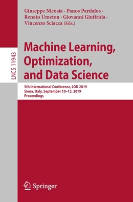 Abbildung von Nicosia / Pardalos | Machine Learning, Optimization, and Data Science | 1. Auflage | 2020 | beck-shop.de