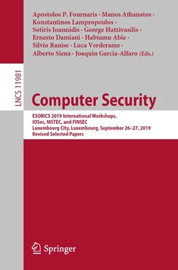 Abbildung von Fournaris / Athanatos | Computer Security | 1. Auflage | 2020 | beck-shop.de