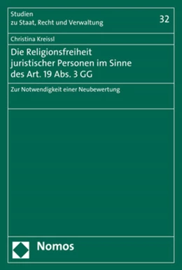 Abbildung von Kreissl | Die Religionsfreiheit juristischer Personen im Sinne des Art. 19 Abs. 3 GG | 1. Auflage | 2020 | 32 | beck-shop.de