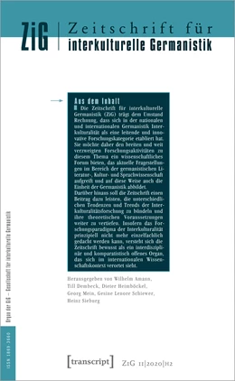Abbildung von Amann / Dembeck | Zeitschrift für interkulturelle Germanistik | 1. Auflage | 2021 | beck-shop.de