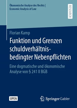 Abbildung von Kamp | Funktion und Grenzen schuldverhältnisbedingter Nebenpflichten | 1. Auflage | 2020 | beck-shop.de