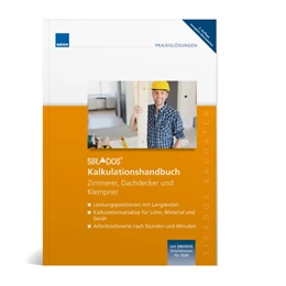 Abbildung von SIRADOS Kalkulationshandbuch Zimmerer, Dachdecker und Klempner Premium | 1. Auflage | | beck-shop.de