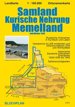Abbildung von Bloch | Landkarte Samland/Kurische Nehrung/Memelland 1:100 000 | 1. Auflage | 2020 | beck-shop.de