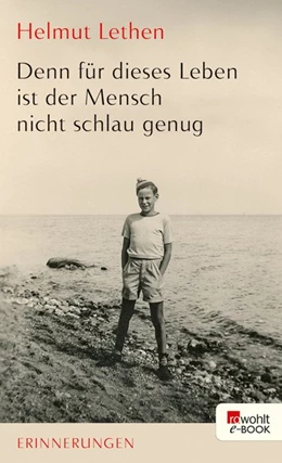 Abbildung von Lethen | Denn für dieses Leben ist der Mensch nicht schlau genug | 1. Auflage | 2020 | beck-shop.de
