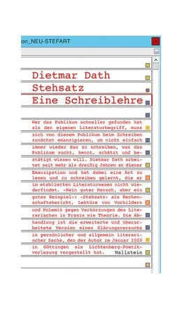 Abbildung von Dath | Stehsatz | 1. Auflage | 2020 | beck-shop.de