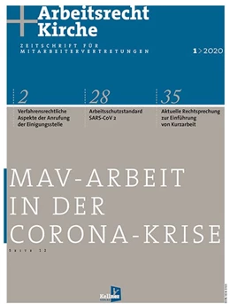 Abbildung von Baumann-Czichon | Arbeitsrecht und Kirche | 1. Auflage | 2020 | beck-shop.de