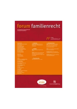 Abbildung von FF - Forum Familienrecht | 1. Auflage | 2025 | beck-shop.de