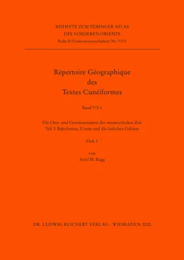 Abbildung von Bagg | Die Orts- und Gewässernamen der neuassyrischen Zeit | 1. Auflage | 2020 | 7 | beck-shop.de