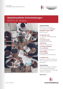 Abbildung von AE • Arbeitsrechtliche Entscheidungen | 28. Auflage | 2025 | beck-shop.de