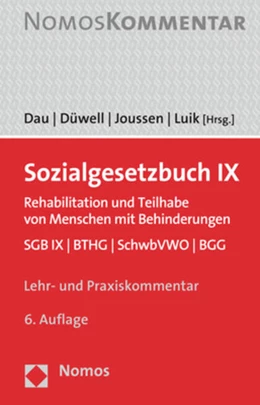 Abbildung von Dau / Düwell | Sozialgesetzbuch IX | 6. Auflage | 2022 | beck-shop.de