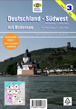 Abbildung von Wassersportkarte Blatt 3 Südwest 1:450 000 | 6. Auflage | 2020 | beck-shop.de