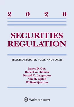 Abbildung von Cox / Langevoort | Securities Regulation | 1. Auflage | 2020 | beck-shop.de