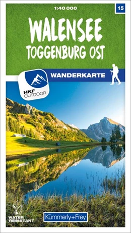 Abbildung von Walensee - Toggenburg Ost 15 Wanderkarte 1:40 000 matt laminiert | 1. Auflage | 2020 | beck-shop.de