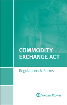 Abbildung von Commodity Exchange Act | 1. Auflage | 2020 | beck-shop.de