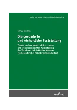 Abbildung von Stenzel | Die gesonderte und einheitliche Feststellung | 1. Auflage | 2020 | 4 | beck-shop.de
