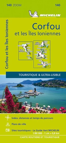 Abbildung von Corfu & the Ionian Islands - Michelin Zoom Map 140 | 1. Auflage | 2021 | beck-shop.de