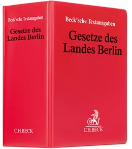 Abbildung von Gesetze des Landes Berlin Hauptordner 86 mm • Ersatzordner (leer) | 1. Auflage | | beck-shop.de