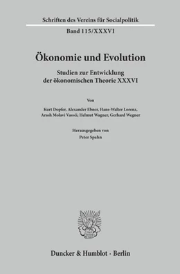 Abbildung von Spahn | Ökonomie und Evolution. | 1. Auflage | 2020 | beck-shop.de