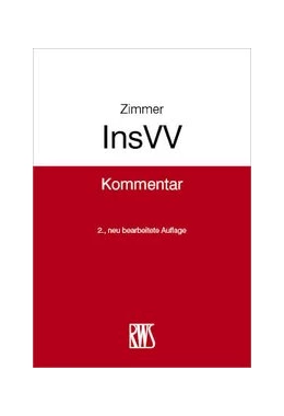 Abbildung von Zimmer | InsVV | 2. Auflage | 2021 | beck-shop.de