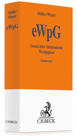 Abbildung von Müller / Pieper | Gesetz über elektronische Wertpapiere: eWpG | 1. Auflage | 2022 | beck-shop.de