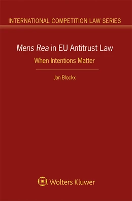 Abbildung von Blockx | Mens Rea in EU Antitrust Law | 1. Auflage | 2020 | beck-shop.de