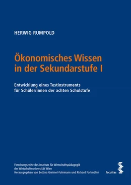 Abbildung von Rumpold | Ökonomisches Wissen in der Sekundarstufe I | 1. Auflage | 2020 | beck-shop.de