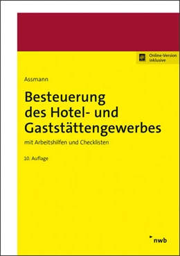 Abbildung von Assmann | Besteuerung des Hotel- und Gaststättengewerbes | 10. Auflage | 2020 | beck-shop.de